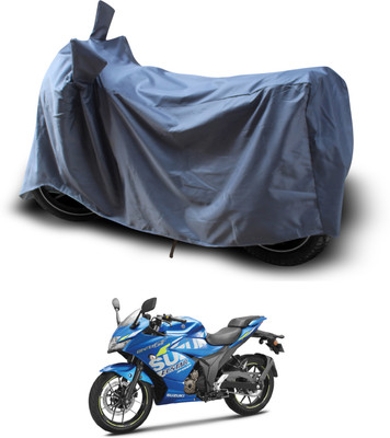 PAGORA Waterproof Two Wheeler Cover for Suzuki(Gixxer SF 250, Grey)