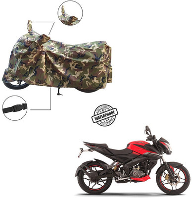 Home Ark Waterproof Two Wheeler Cover for Bajaj(Pulsar NS 160, Multicolor)