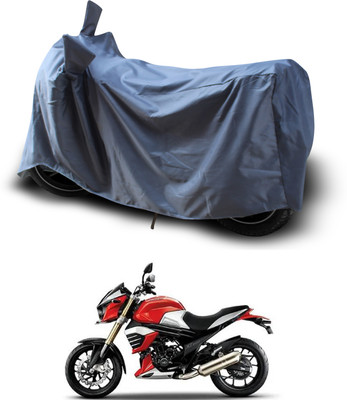 PAGORA Waterproof Two Wheeler Cover for Mahindra(Mojo UT 300, Grey)