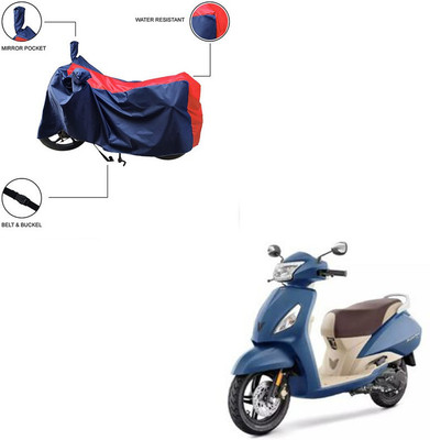 Home Ark Two Wheeler Cover for TVS(Red)