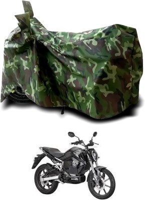 PAGORA Waterproof Two Wheeler Cover for Revolt(RV 400, Green, Multicolor)