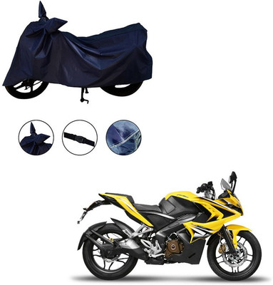 Pop Shade Two Wheeler Cover for Bajaj(Pulsar RS 200, Blue)