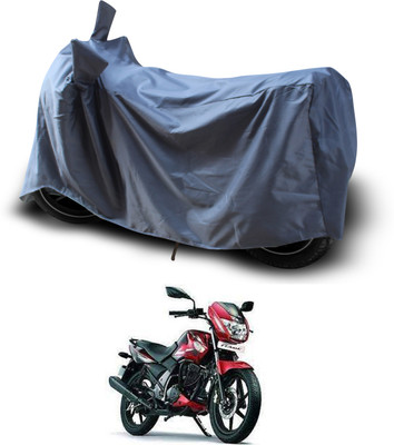 PAGORA Waterproof Two Wheeler Cover for TVS(Flame SR125, Grey)