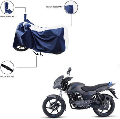 Pop Shade Two Wheeler Cover for Bajaj(Pulsar 125, White)