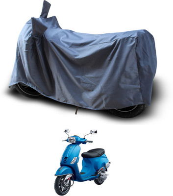 PAGORA Waterproof Two Wheeler Cover for Piaggio(Vespa VXL, Grey)