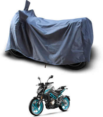 GOSHIV-car and bike accessories Waterproof Two Wheeler Cover for CFMoto(300NK, Grey)