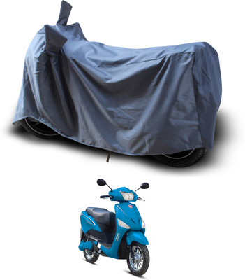 PAGORA Waterproof Two Wheeler Cover for Hero(Electric Optima, Grey)