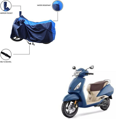 Home Ark Two Wheeler Cover for TVS(Blue)