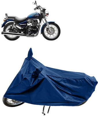 Trendymart Waterproof Two Wheeler Cover for Royal Enfield(Bullet Trials 500, Blue)