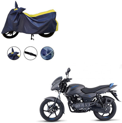 Trader's Stop Two Wheeler Cover for Bajaj(Pulsar 125, Yellow)