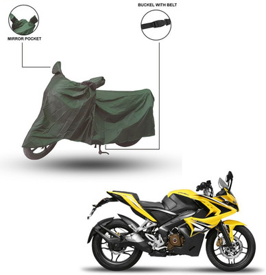 Pop Shade Two Wheeler Cover for Bajaj(Pulsar RS 200, Green)