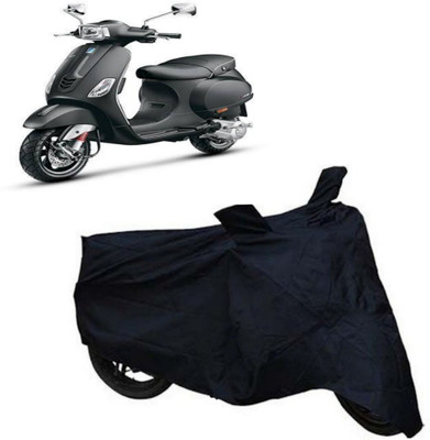 Mdstar Waterproof Two Wheeler Cover for Vespa(Vespa SXL 150, Black)