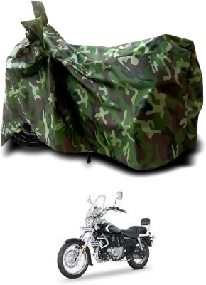 PAGORA Waterproof Two Wheeler Cover for Bajaj(Avenger 220 Cruise, Green, Multicolor)