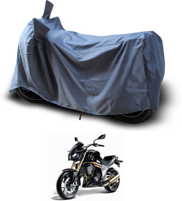 PAGORA Waterproof Two Wheeler Cover for Mahindra(Mojo, Grey)