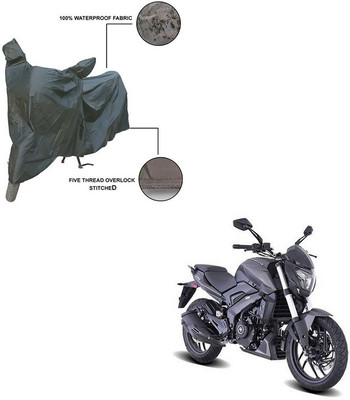 Pop Shade Two Wheeler Cover for Bajaj(Dominar 250, Grey)