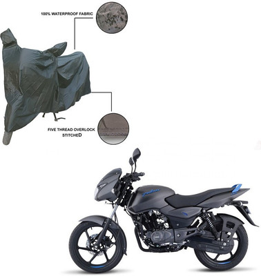 Pop Shade Two Wheeler Cover for Bajaj(Pulsar 125, Grey)