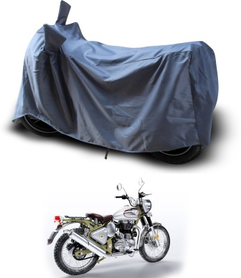 PAGORA Waterproof Two Wheeler Cover for Royal Enfield(Bullet Trials 500, Grey)