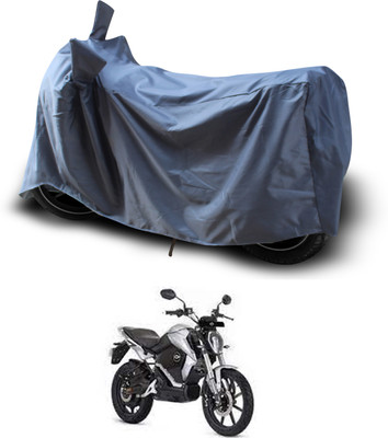 GOSHIV-car and bike accessories Waterproof Two Wheeler Cover for Revolt(RV 300, Grey)