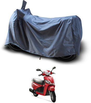 PAGORA Waterproof Two Wheeler Cover for Mahindra(Gusto, Grey)