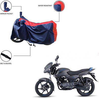 Home Ark Two Wheeler Cover for Bajaj(Pulsar 125, Red)