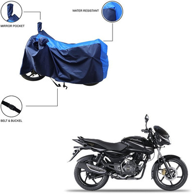 Trader's Stop Two Wheeler Cover for Bajaj(Pulsar 150, Blue)