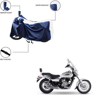Pop Shade Two Wheeler Cover for Bajaj(Avenger 220 Cruise, White)