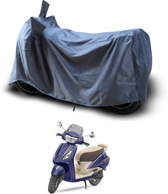 PAGORA Waterproof Two Wheeler Cover for TVS(Jupiter, Grey)