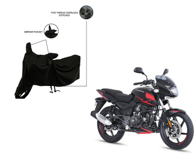 Home Ark Two Wheeler Cover for Bajaj(Pulsar 180 DTS-i, Black)