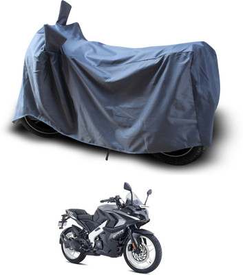 PAGORA Waterproof Two Wheeler Cover for Bajaj(Pulsar RS 200, Grey)