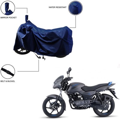 Home Ark Two Wheeler Cover for Bajaj(Pulsar 125, Blue)