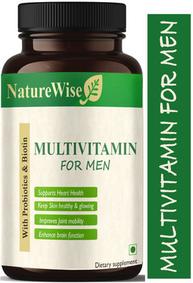 Naturewise Multivit Daily, Multivitamin For Men, For Immunity Advanced(60 Capsules)