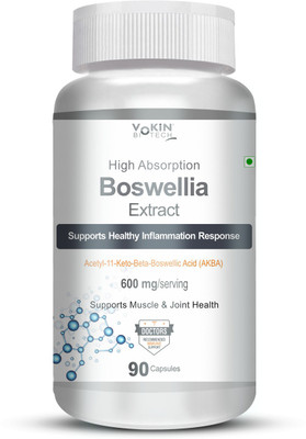 Vokin Biotech Boswellia Extract Support Muscle | joint Health & Colon Cell Health(90 Capsules)