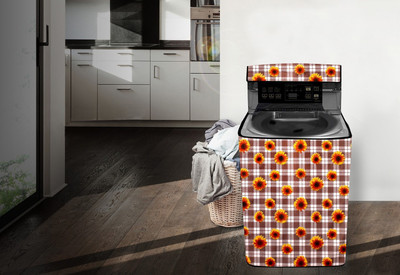 The Furnishing Tree Top Loading Washing Machine  Cover(Width: 58.42 cm, Printed)