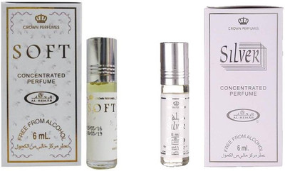 AL- REHAB Soft & Silver Attar Combo Pack Floral Attar(Floral)