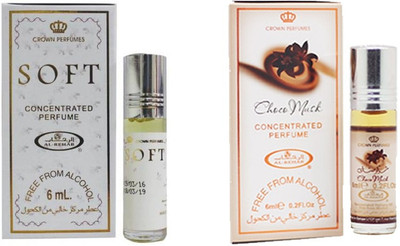 AL- REHAB Soft & Choco Musk Attar Combo Pack Floral Attar(Floral)