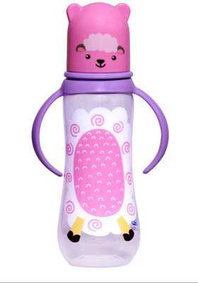 BASICS 21 Baby Feeding Bottle with Handle - 250 ml(Multicolor)