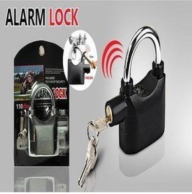 Huayue Lock for Home, Office, Bike, Factory, Barn, Gates with 3 Keys Safety Lock Padlock(Black)
