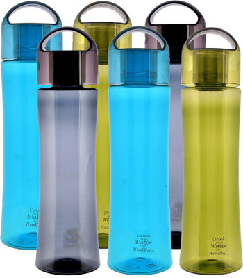 KUBER INDUSTRIES 1000 ml Plastic Bottle(Pack of 6, Multicolor)
