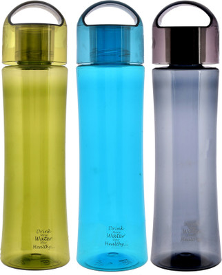 KUBER INDUSTRIES 1000 ml Plastic Bottle(Pack of 3, Multicolor)