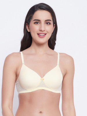 Clovia Women T-Shirt Lightly Padded Bra(Beige)