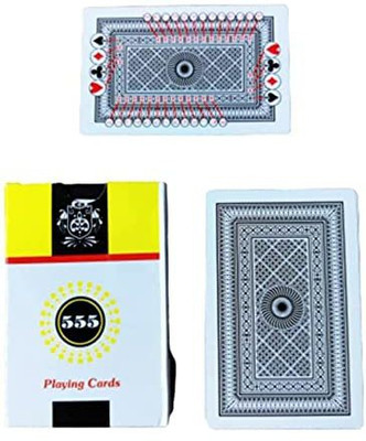 R.s.Magic Tricks Deluxe 555 Marked Deck Cheating Playing Cards Card Magic Non Plastic (Black)(Black)
