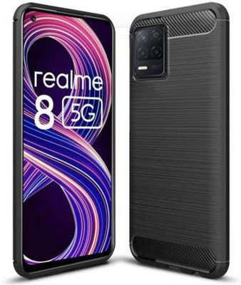 SRT Back Cover for Realme 8 5G(Black, Pack of: 1)
