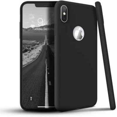 FONECASE Back Cover for Apple iPhone XS Max, Apple Iphone XS Max Mobile covers, Camera protection(Black, Camera Bump Protector, Silicon, Pack of: 1)