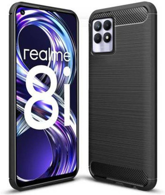 SRT Back Cover for Realme 8i(Black, Pack of: 1)