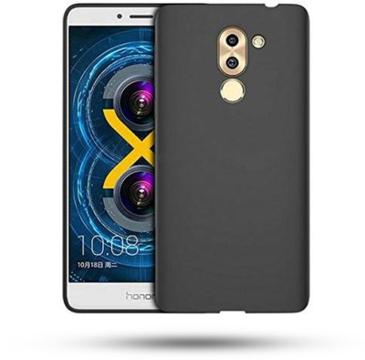 Stunny Back Cover for Honor 6X, Honor 6X Mobile covers, Camera protection(Black, Camera Bump Protector, Silicon, Pack of: 1)