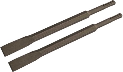 DUMDAAR Heavy duty 2pc 250mm Flat Hammer bit For Concrete/Brick/Wall drilling Firmer Chisel Set(Pack of 2)