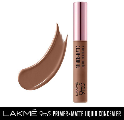 Lakmé 9to5 Primer+Matte Liquid Concealer 39 Concealer (Cocoa, 5.4 ml)