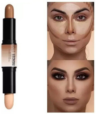 YAWI PERFECT MAKE UP OF 2 IN 1 FACE HIGHLIGHTER STICK Concealer(Multicolor, 8 g)