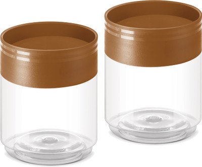 MILTON Plastic Utility Container  - 360 ml(Pack of 2, Brown)