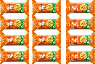 BRITANNIA Good Day Cashew Cookies (53 g)-12PCS Cookies Biscuit(12 x 53 g)